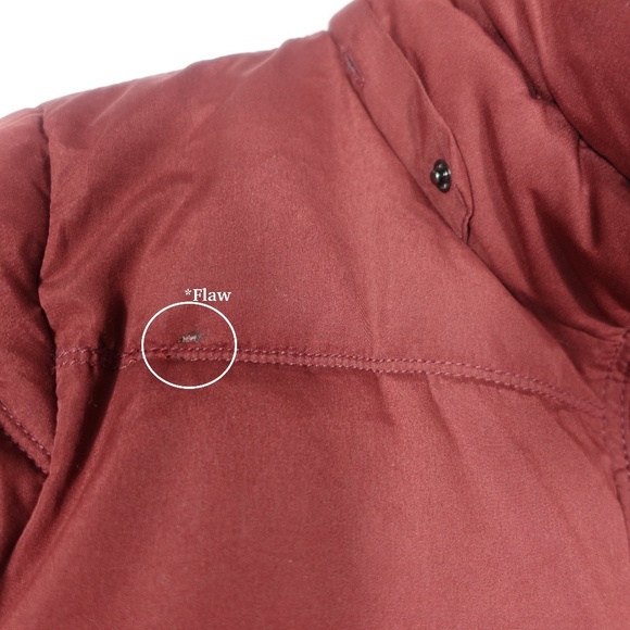 Old Navy Maroon Berry Puffer Jacket | Women’s Small Warm Lightweight Coat - Picture 3 of 9